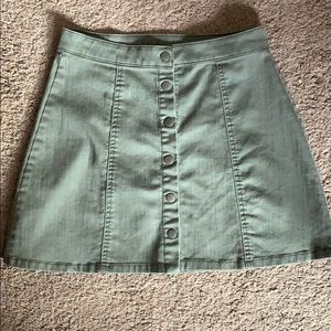 Button up mini skirt size 7